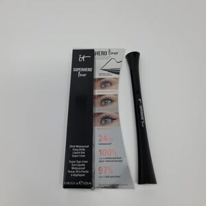 It Cosmetics Superhero Liner Super Black 24HR‎ Waterproof Liquid Gel Eyeliner
